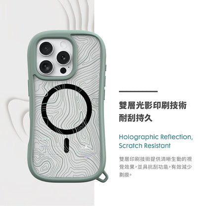 LAUT 萊德 iPhone 16手機殼｜MagSafe磁吸耐衝擊地圖款｜適用16/Plus/Pro/Pro Max
