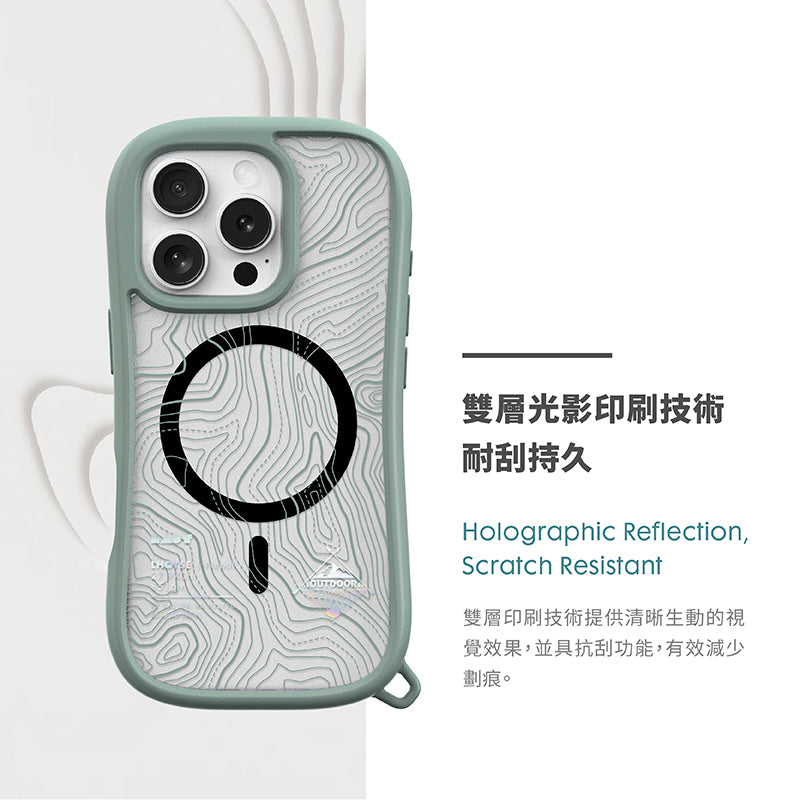 LAUT 萊德 iPhone 16手機殼｜MagSafe磁吸耐衝擊地圖款｜適用16/Plus/Pro/Pro Max