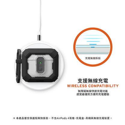 UAG AirPods 4保護殼｜MagSafe磁吸耐衝擊經典款