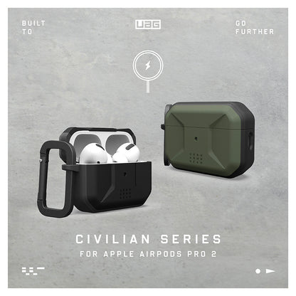 UAG AirPods Pro 2保護殼｜MagSafe磁吸耐衝擊簡約款