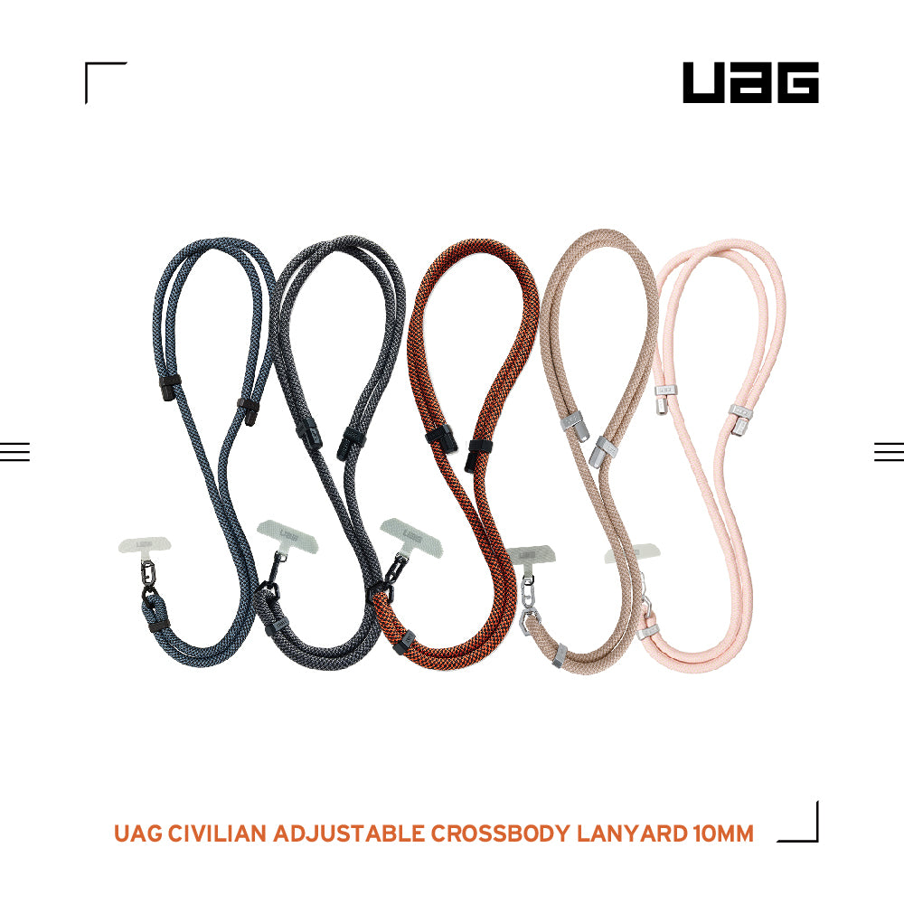 UAG 手機掛繩｜簡約編織可調式背帶款 (7mm/10mm)