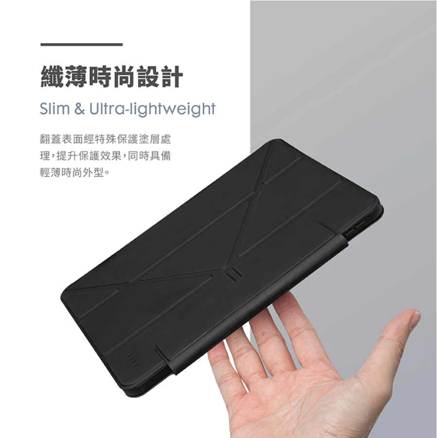 LAUT萊德 iPad保護殼｜透明背板可拆式多功能款｜適用10.9/Air 13/11/10.9/Pro 11/13