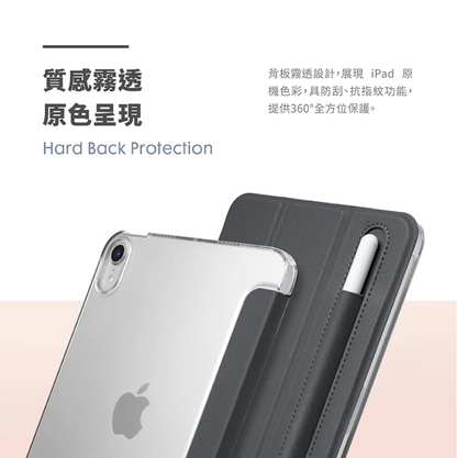 LAUT 萊德 iPad mini保護殼｜透明背板多功能款｜適用mini 6 / 7(2024)