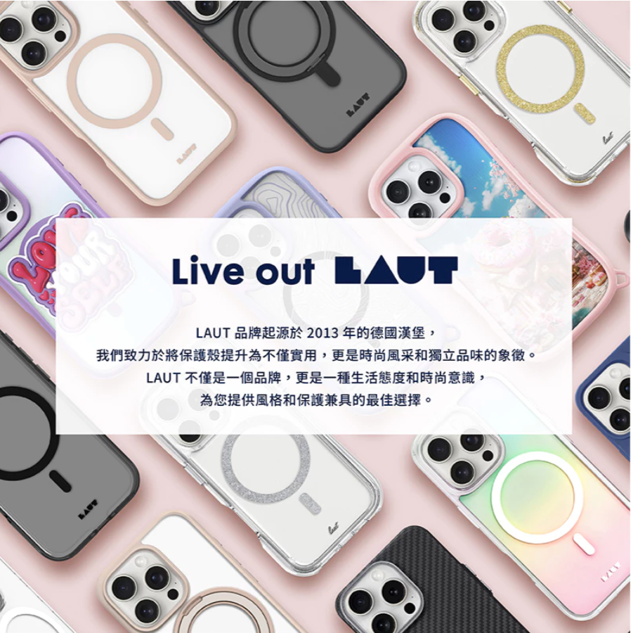 LAUT 萊德 iPad mini保護殼｜透明背板多功能款｜適用mini 6 / 7(2024)