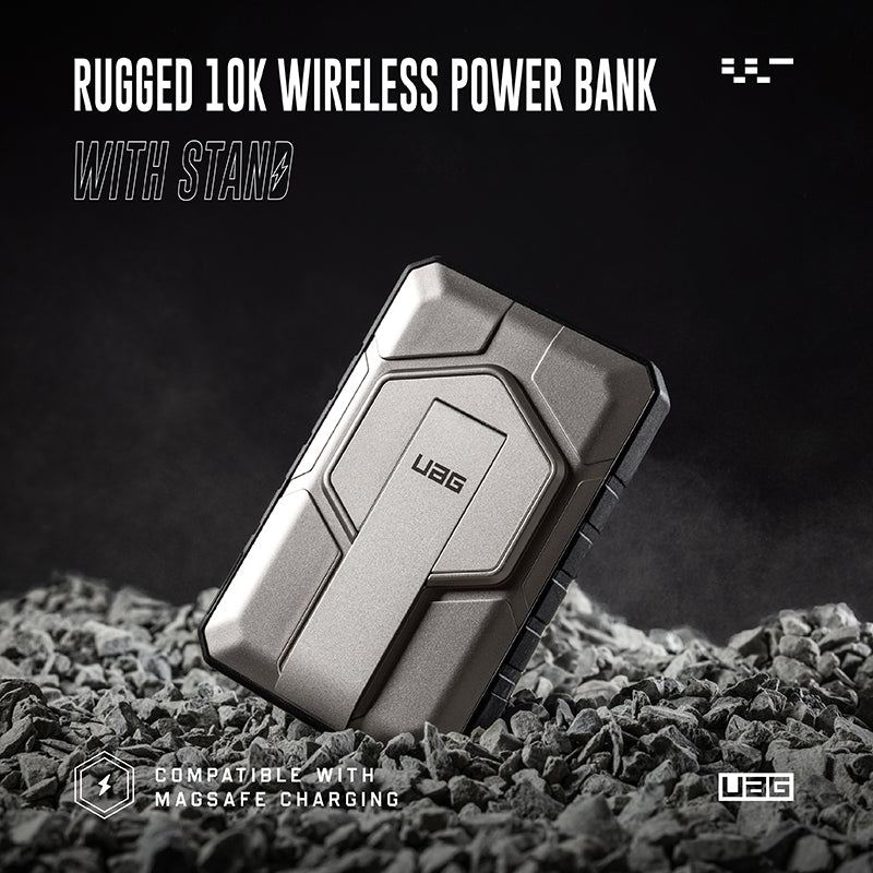 UAG 行動電源｜10000mAh｜磁吸無線耐衝擊支架款