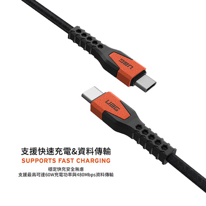 UAG 充電線｜USB-C to USB-C｜1.5m頂級超耐折款