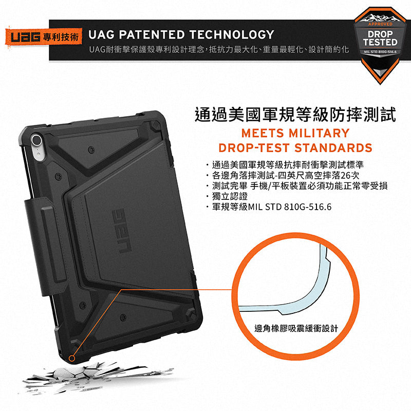 UAG iPad Air保護殼｜都會款耐衝擊保護殼｜適用iPad Air 13/11/10.9吋(2024-2025)
