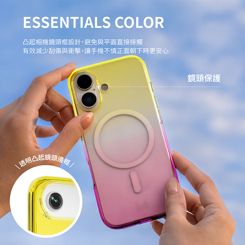 MONOCOZZI iPhone 17/Air/17 Pro/Pro Max手機殼｜MagSafe磁吸透明防摔款-炭灰