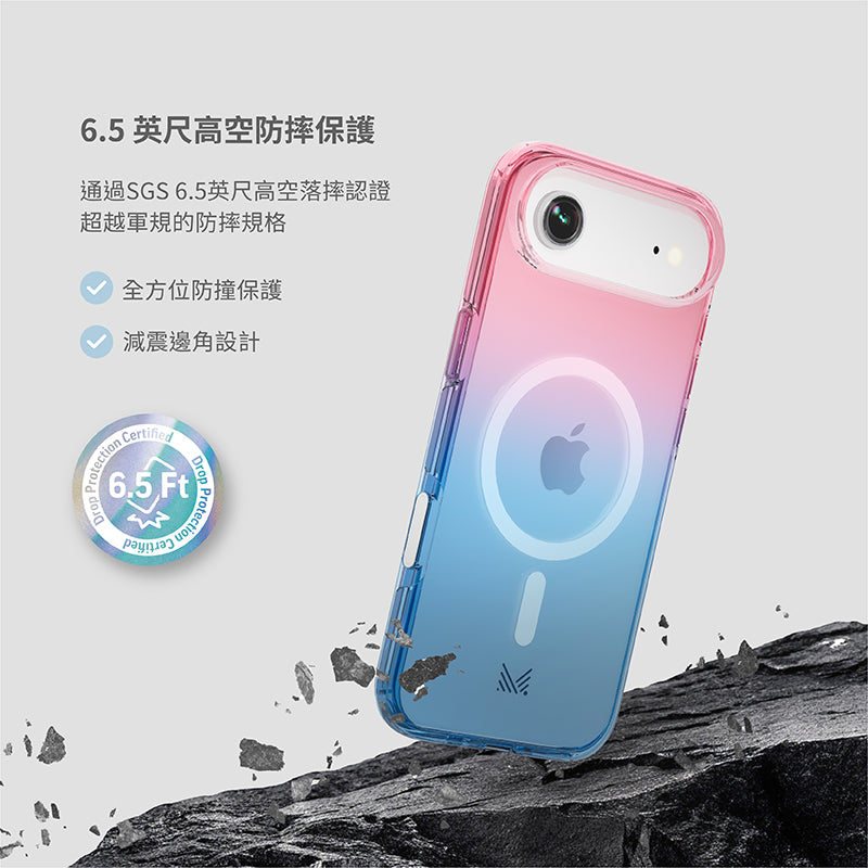 MONOCOZZI iPhone 17/Air/17 Pro/Pro Max手機殼｜MagSafe磁吸透明防摔款-炭灰