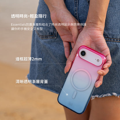 MONOCOZZI iPhone 17/Air/17 Pro/Pro Max手機殼｜MagSafe磁吸透明防摔款-炭灰
