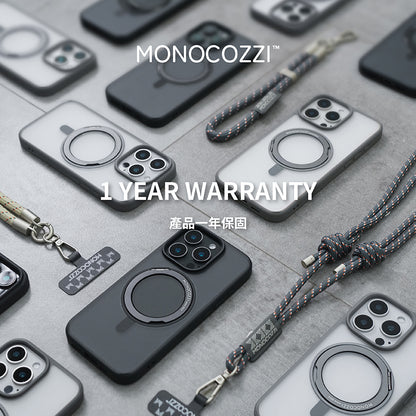 MONOCOZZI iPhone 17/Air/17 Pro/Pro Max手機殼｜MagSafe磁吸透明防摔款-炭灰