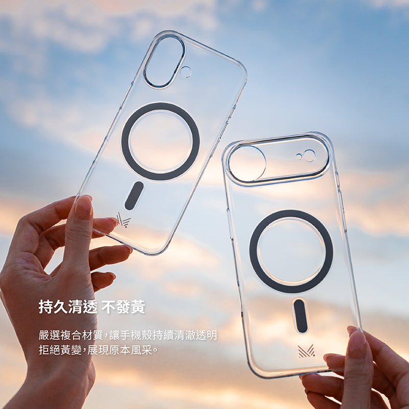 MONOCOZZI iPhone 17/Air/17 Pro/ProMax手機殼｜MagSafe磁吸超薄不發黃透明防摔款
