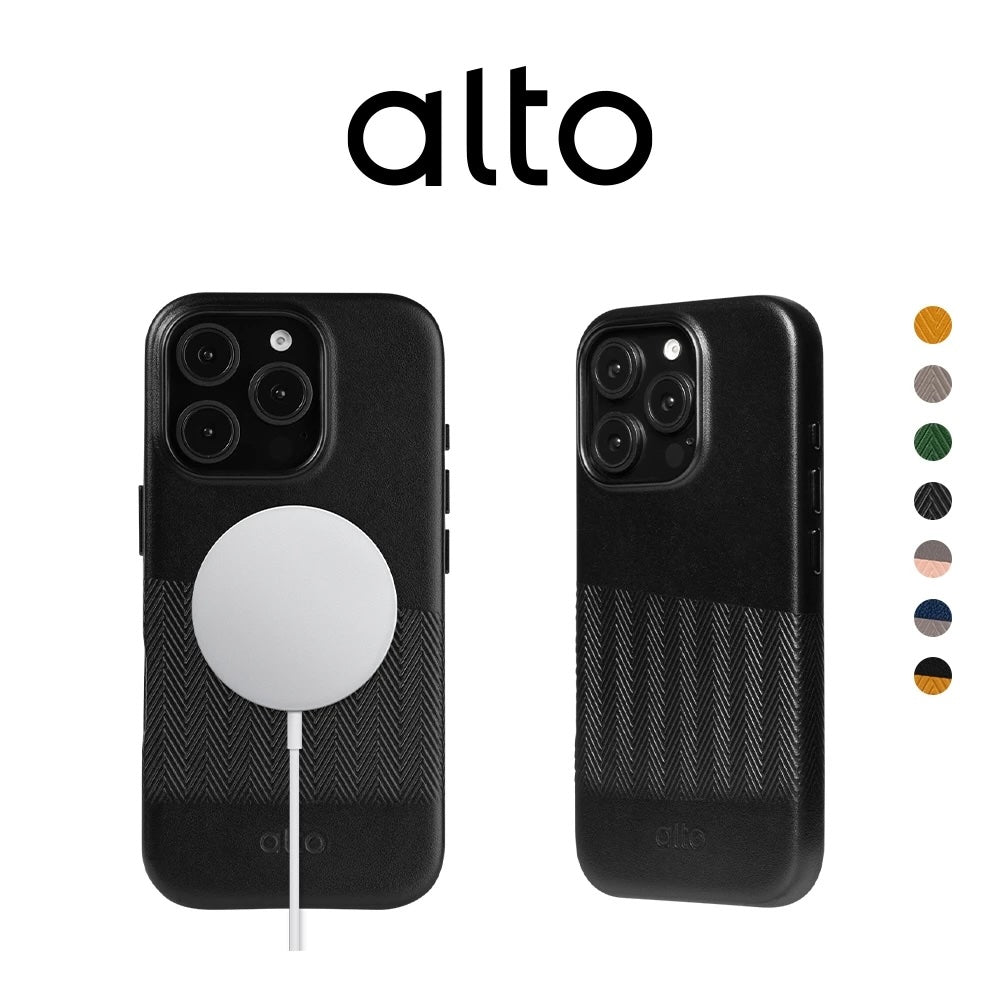 Alto iPhone 16手機殼｜MagSafe磁吸防摔皮革壓紋款｜適用16/Plus/Pro/Pro Max