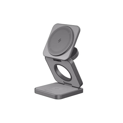 ADAM 亞果元素｜Qi2 15W｜Mag 3 Pro 磁吸三用無線充電座