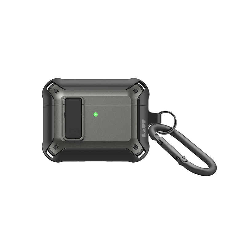 LAUT 萊德 AirPods Pro 3 保護殼｜耐衝擊硬式款-黑